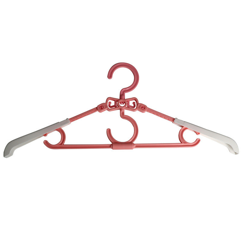 Foldable Space Saving Hangers | Compact Portable Closet Organizer for Small Space Storage Secondary image
