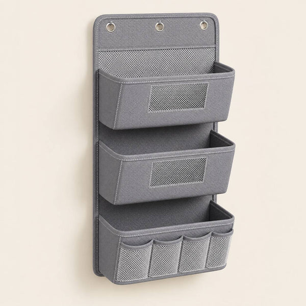 3-Tier Hanging Closet Organizer | Fabric Wardrobe Shelf for Clothes & Accessories