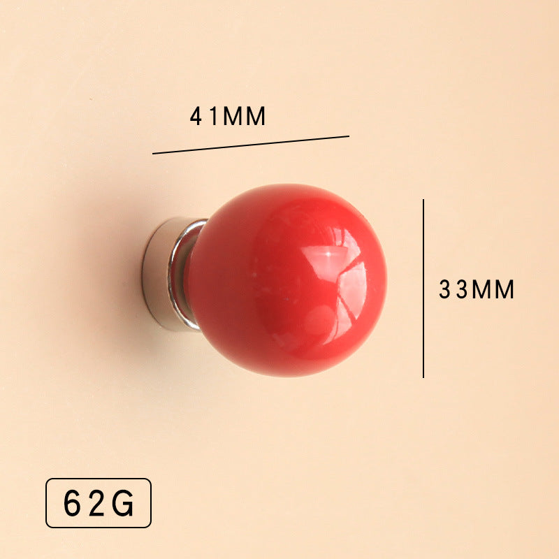 Decorative Magnetic Wall Hook | Strong Ceramic Fridge Hook for Keys & Small Storage Secondary image