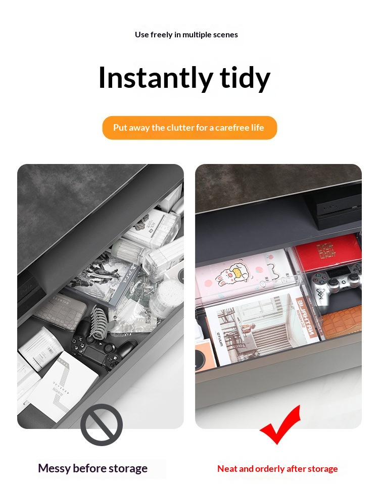 Adjustable Drawer Dividers | Expandable Closet & Kitchen Organizer for Flexible Storage