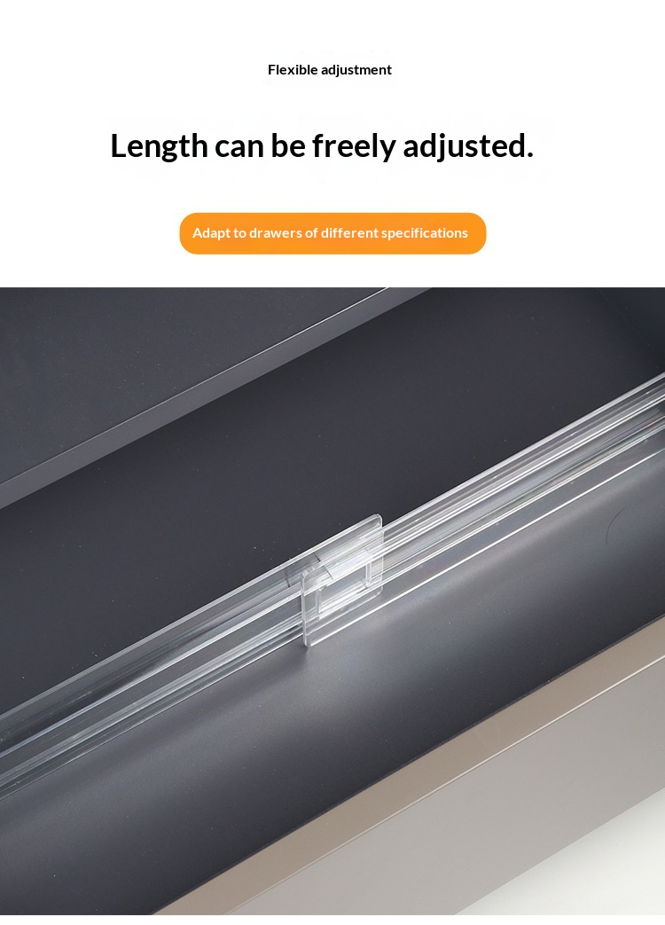 Adjustable Drawer Dividers | Expandable Closet & Kitchen Organizer for Flexible Storage