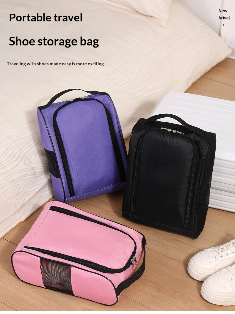 Breathable Travel Shoe Storage Bag | Dustproof & Portable Shoe Organizer for Travel and Closet Storage