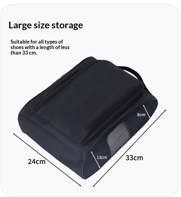 Breathable Travel Shoe Storage Bag | Dustproof & Portable Shoe Organizer for Travel and Closet Storage