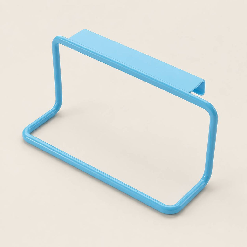 Cabinet Door Hanging Storage Hook Rack | No-Drill Kitchen & Bathroom Organizer for Towels & Gloves