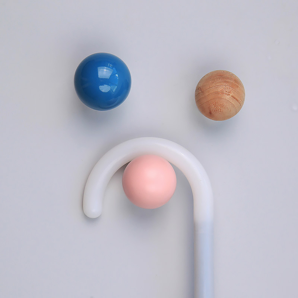 Decorative Magnetic Wall Hook | Strong Ceramic Fridge Hook for Keys & Small Storage