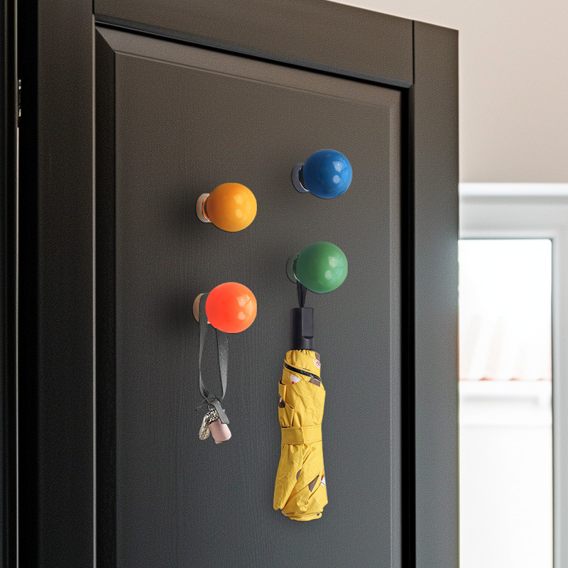 Decorative Magnetic Wall Hook | Strong Ceramic Fridge Hook for Keys & Small Storage