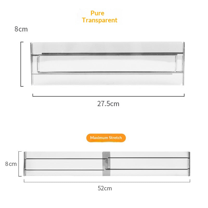 Adjustable Drawer Dividers | Expandable Closet & Kitchen Organizer for Flexible Storage Secondary image