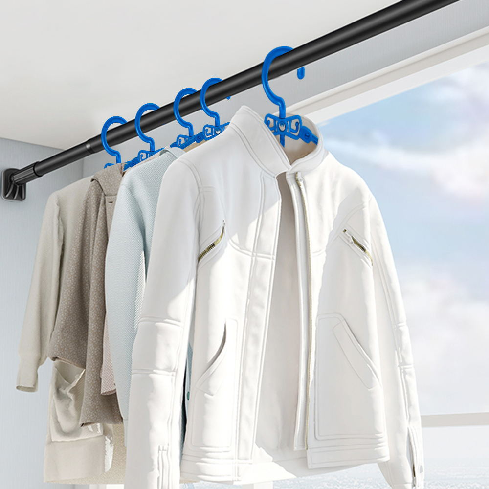 Foldable Space Saving Hangers | Compact Portable Closet Organizer for Small Space Storage