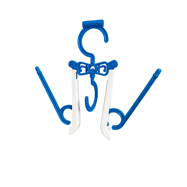 Foldable Space Saving Hangers | Compact Portable Closet Organizer for Small Space Storage