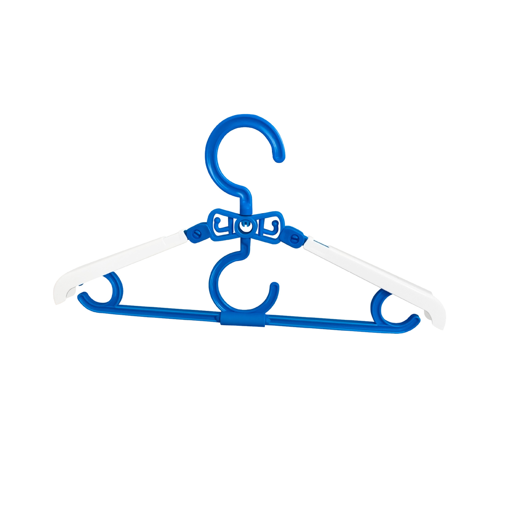 Foldable Space Saving Hangers | Compact Portable Closet Organizer for Small Space Storage