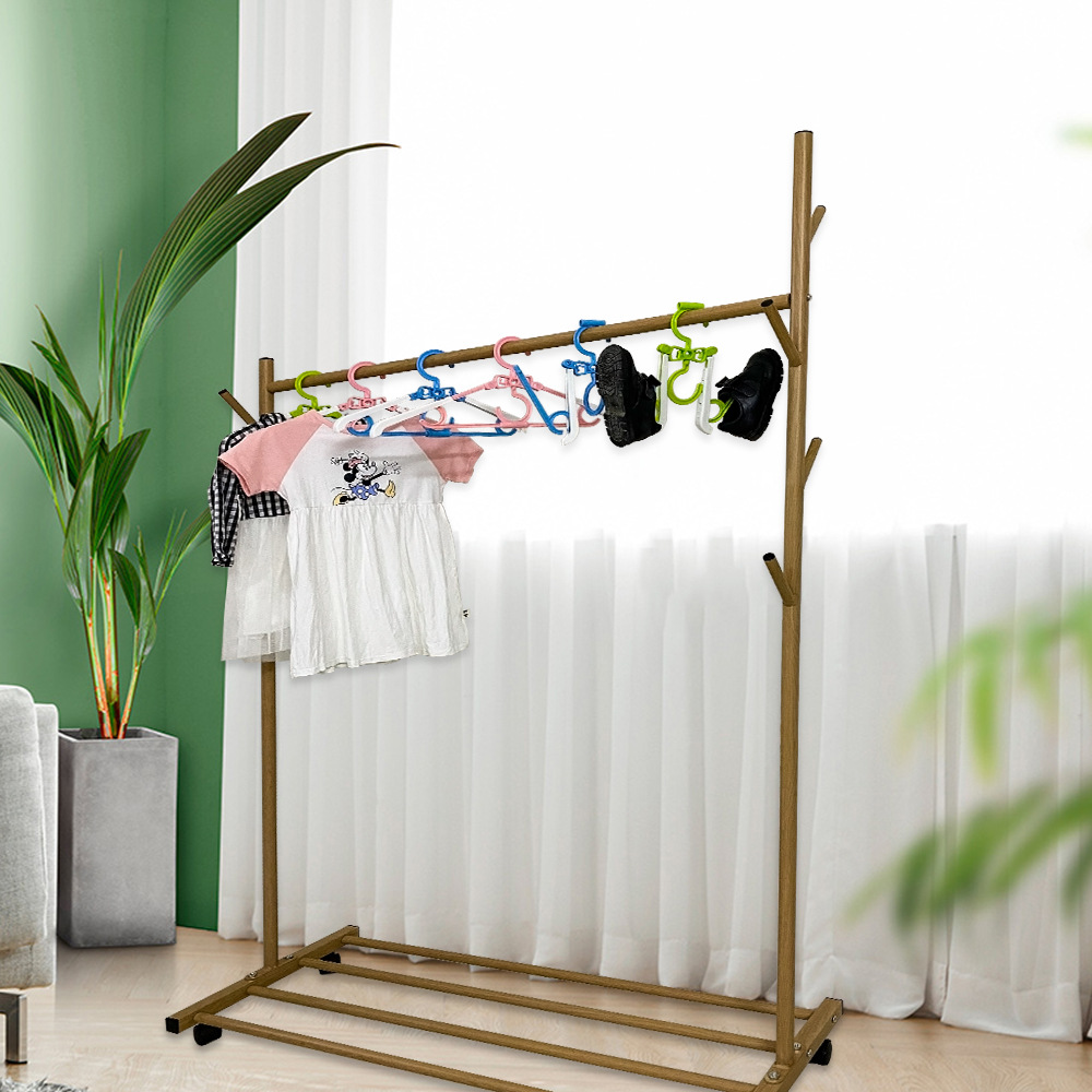 Foldable Space Saving Hangers | Compact Portable Closet Organizer for Small Space Storage