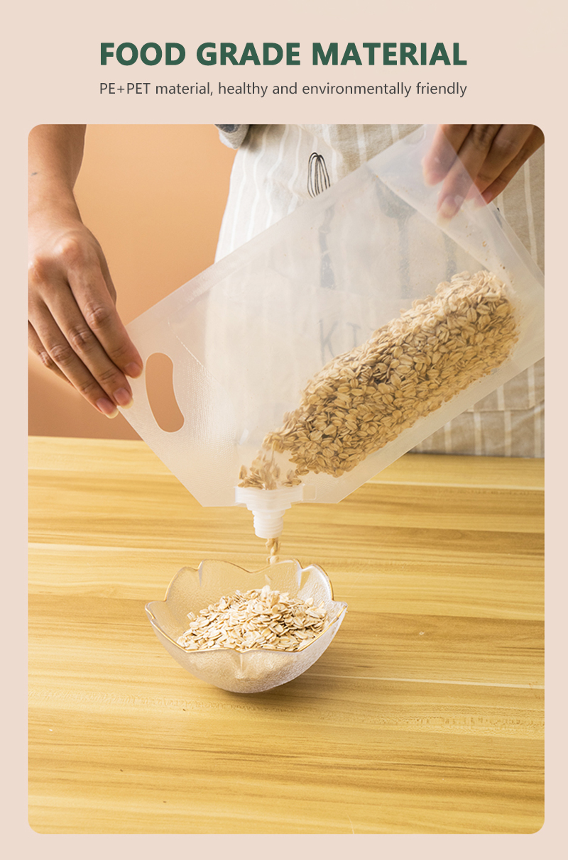 Kitchen Grain Storage Bags | Airtight Moisture-Proof Food Storage for Rice, Flour & Dry Goods