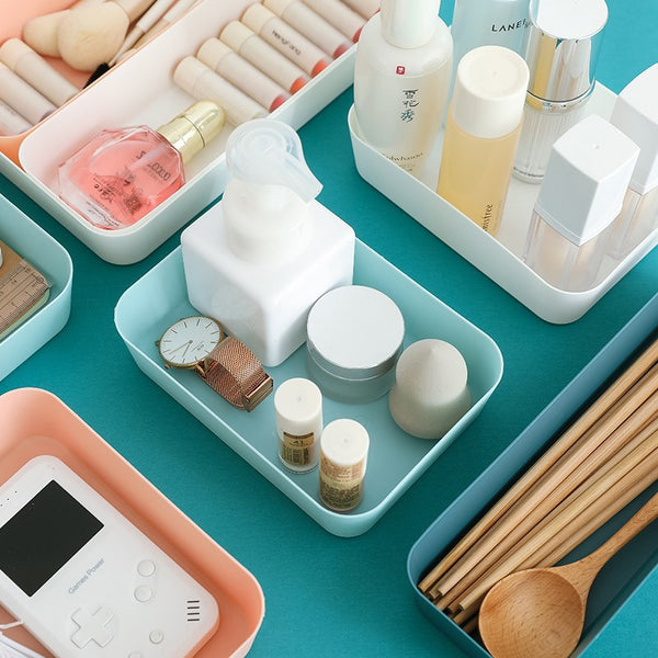 Drawer Organizer Bin | Plastic Storage Tray for Clothes, Underwear & Small Items