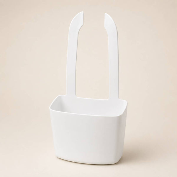 Sink Faucet Hanging Storage Basket | No-Drill Kitchen Sink Organizer for Sponges & Cleaning Tools
