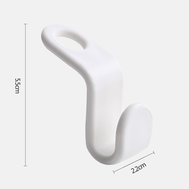 Space Saving Hanger Connector Hooks | Cascading Closet Organizer (6-Pack)