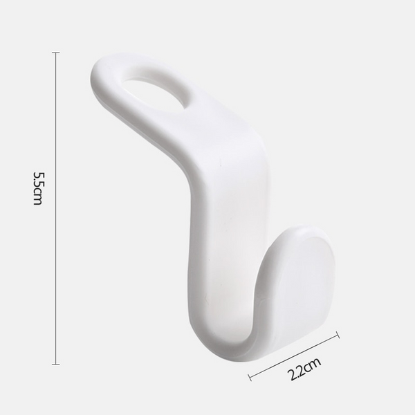 Space Saving Hanger Connector Hooks | Cascading Closet Organizer (6-Pack)