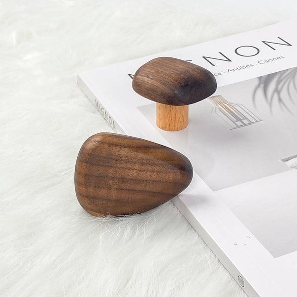 Wooden Wall Hooks | Modern Adhesive Coat Hooks for Entryway, Bathroom & Bedroom