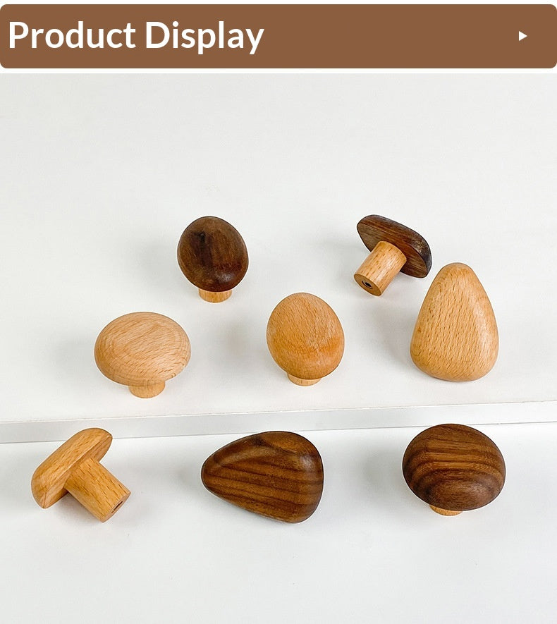 Wooden Wall Hooks | Modern Adhesive Coat Hooks for Entryway, Bathroom & Bedroom